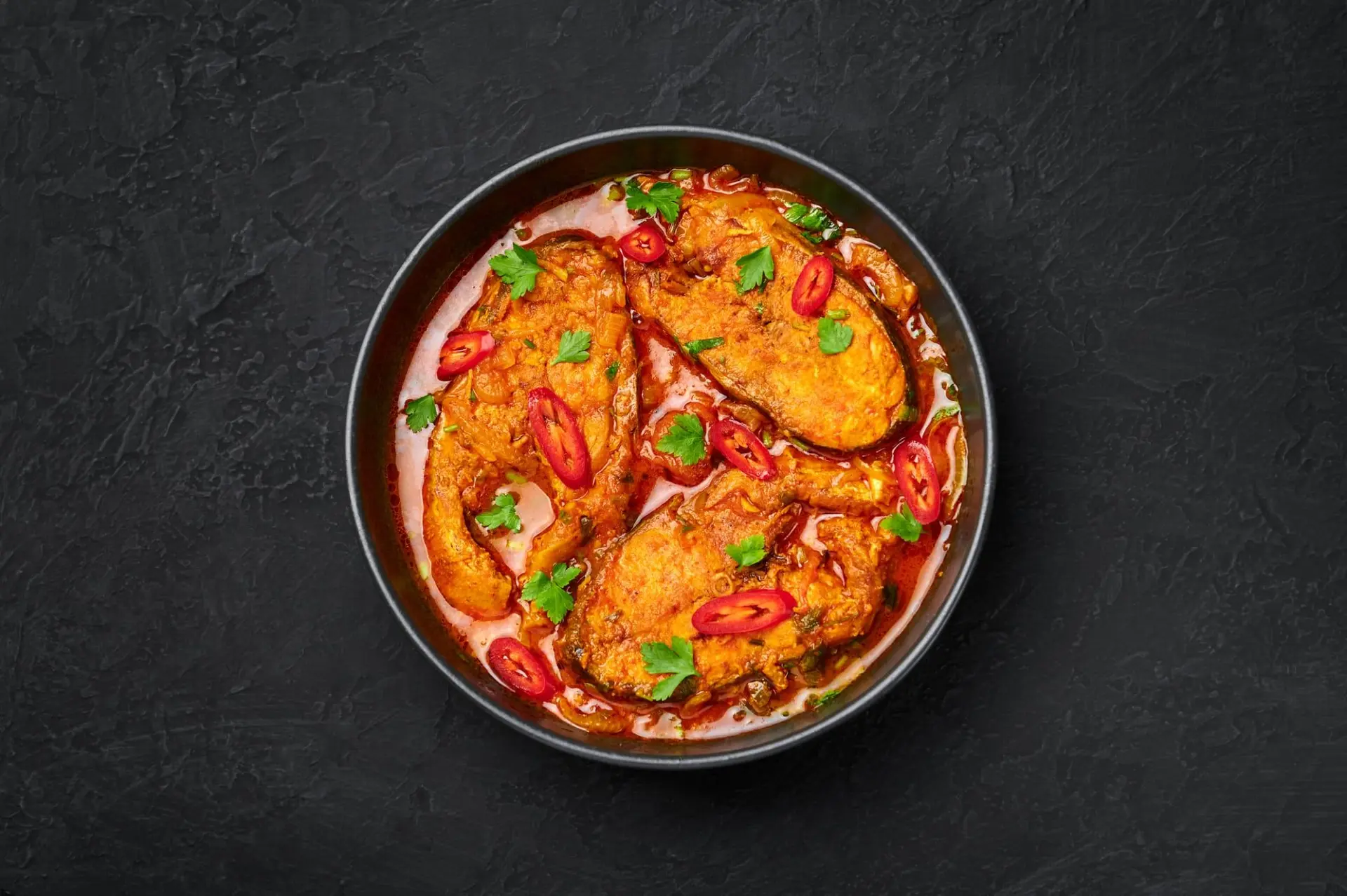 Macher Jhol (curry de poisson bengali)