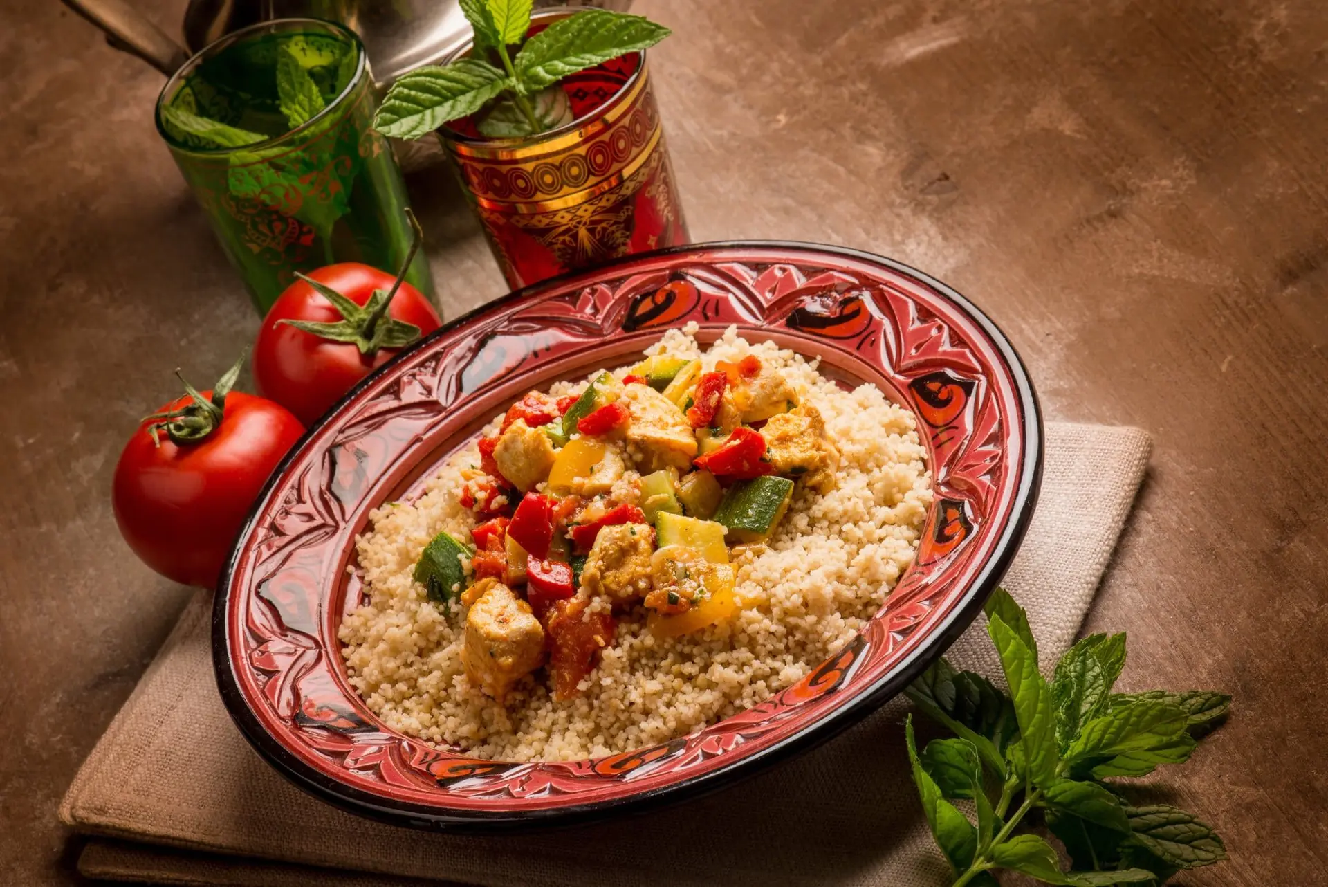 Couscous au poisson et légumes