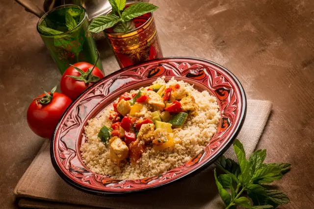 Couscous au poisson et légumes