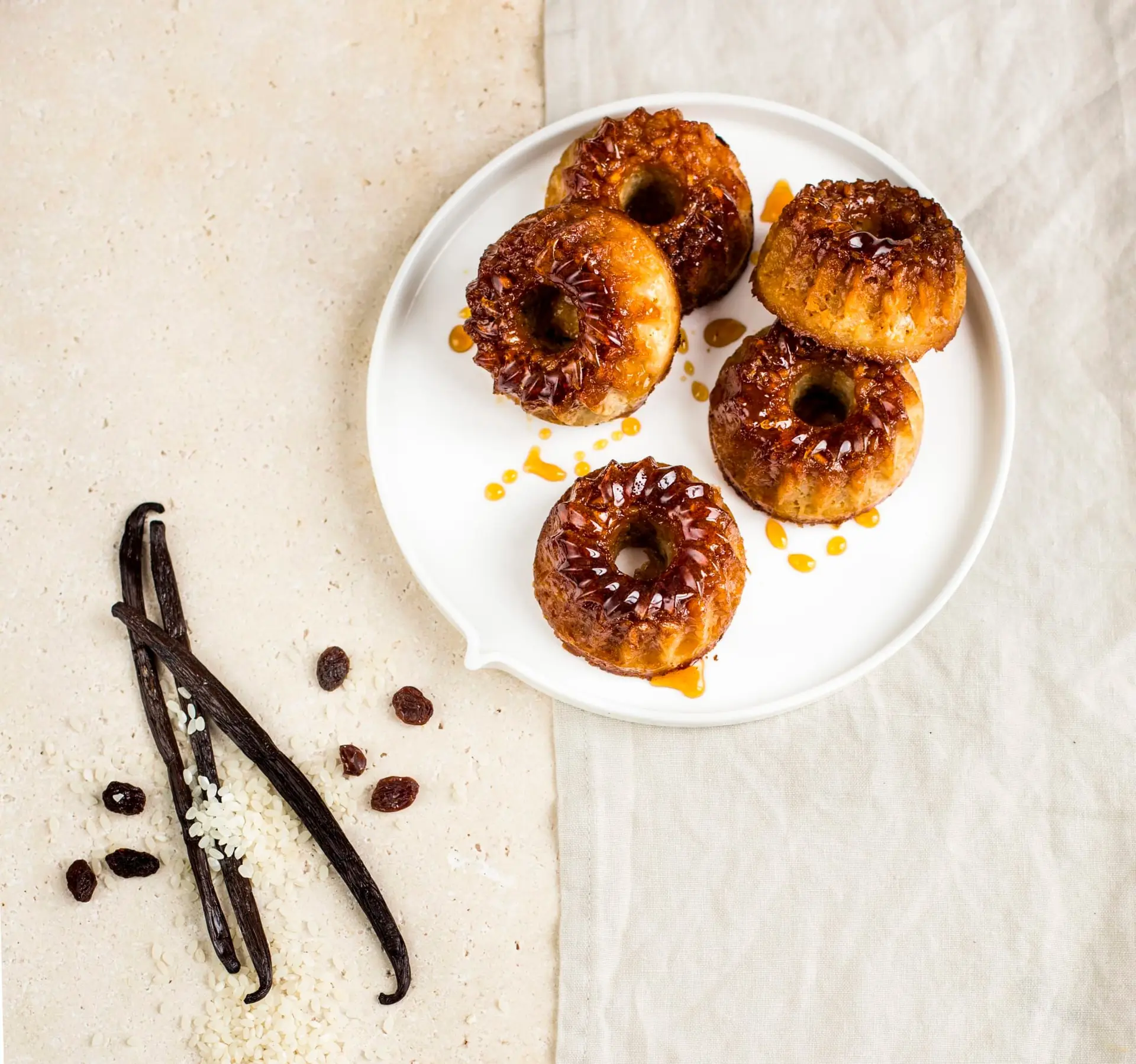 Petits gâteaux de riz à la crème d'avoine