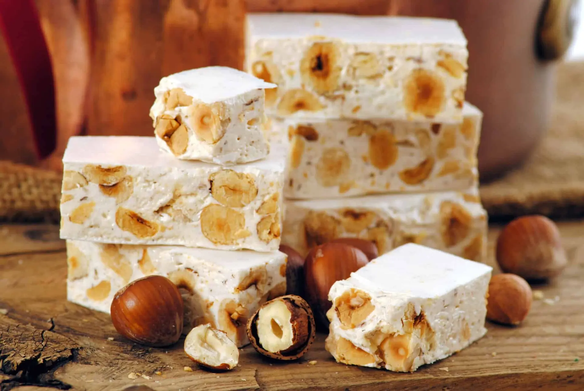 Nougat aux noisettes