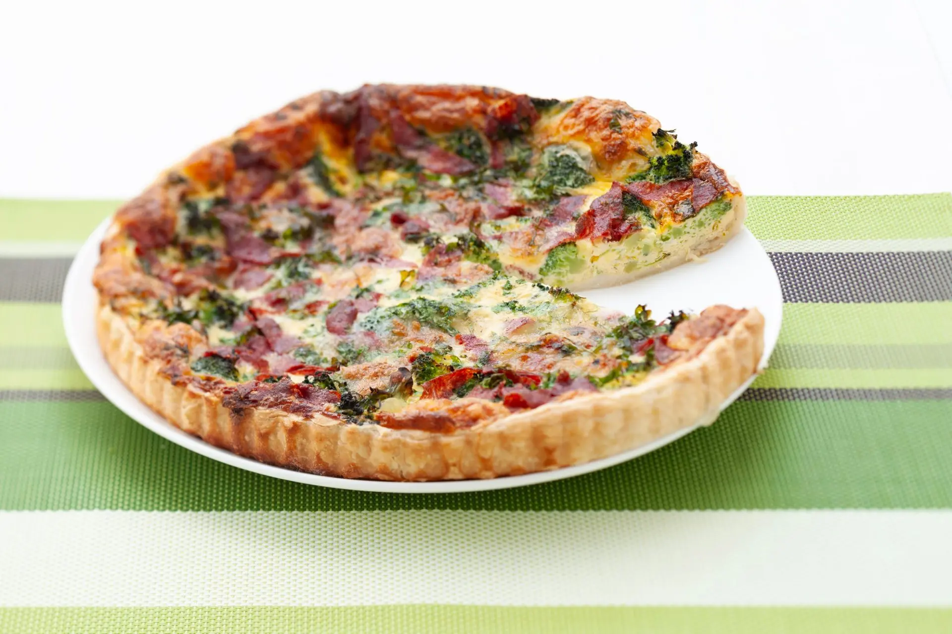 Quiche lorraine aux épinards