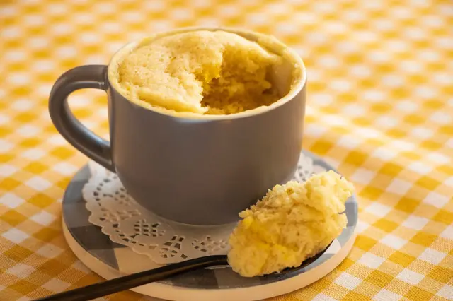 Mug cake à la vanille