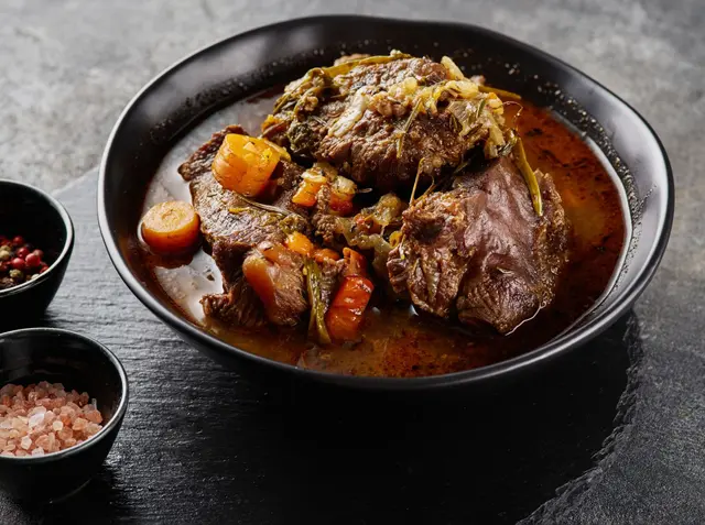 Joues de bœuf braisées à l'allemande