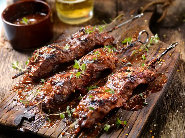 Brochettes de steak BBQ