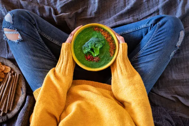 Soupe brocolis épinards