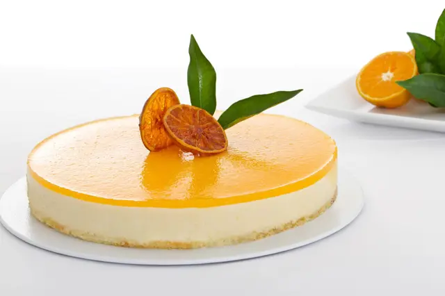 Gâteau au fromage et à l'orange