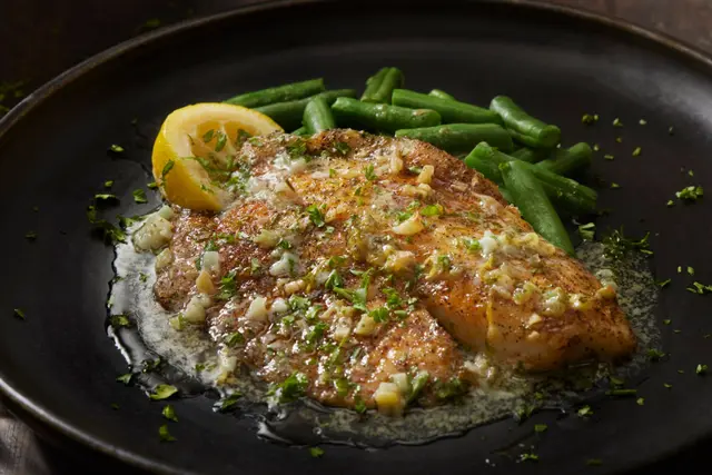 Tilapia à la sauce citronnée