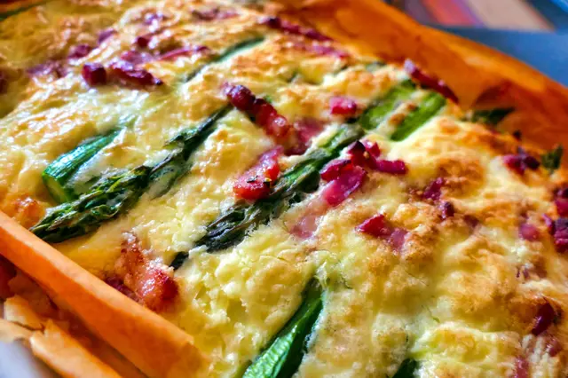 Flan d’asperges et bacon