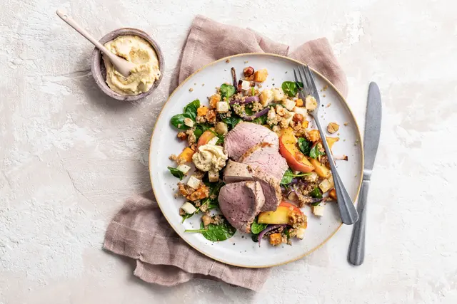 Quinoa au porc tendre et légumes sucré-salé