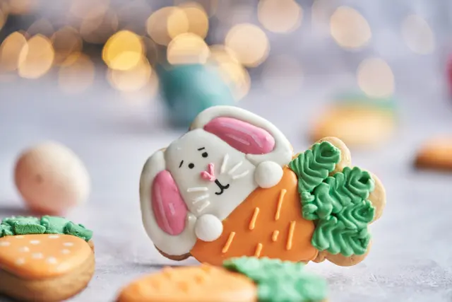 Biscuits de Pâques avec glaçage