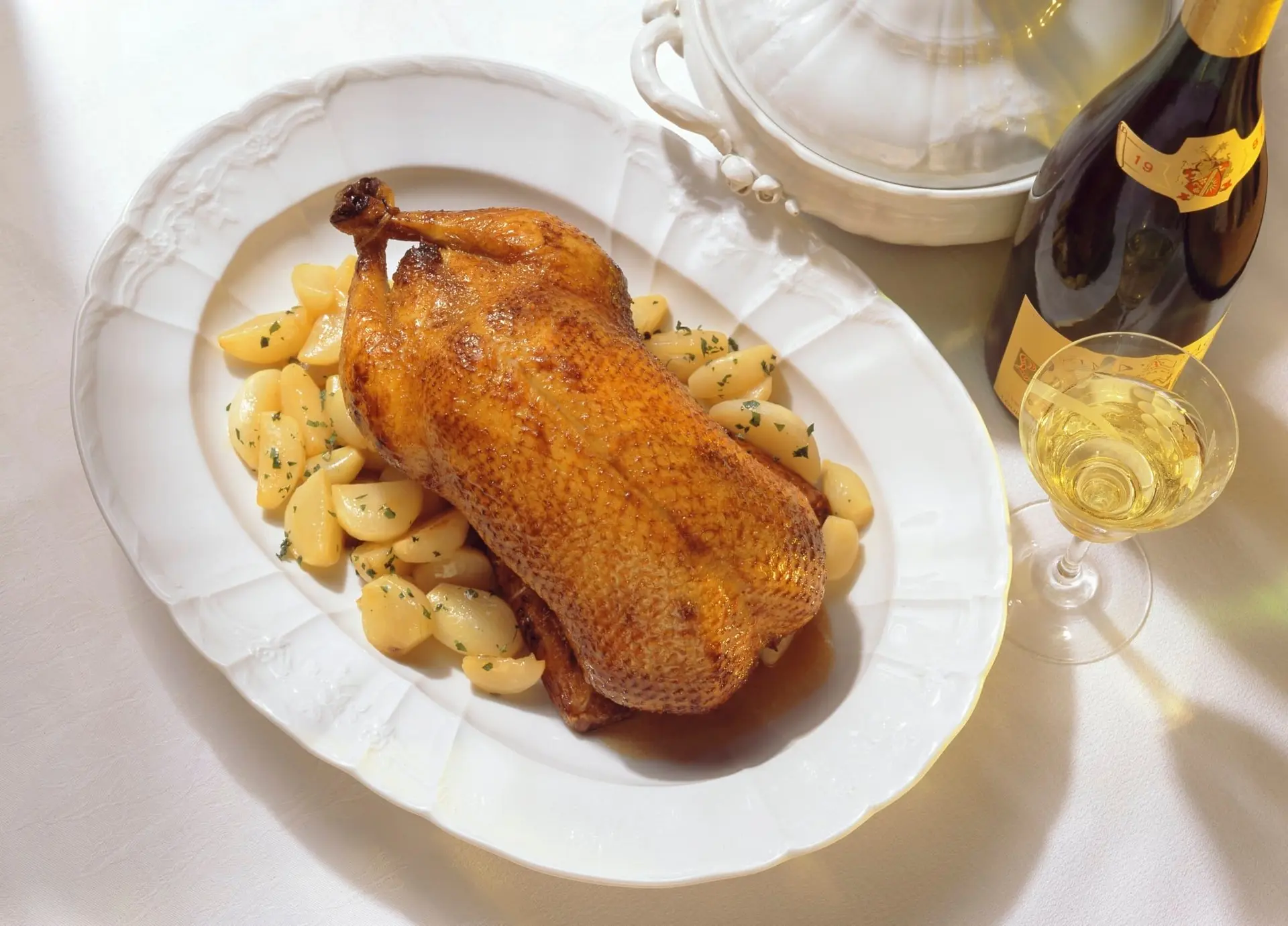 Canard entier aux navets