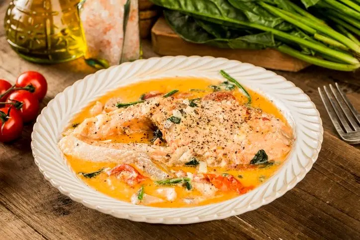 Saumon à la toscane
