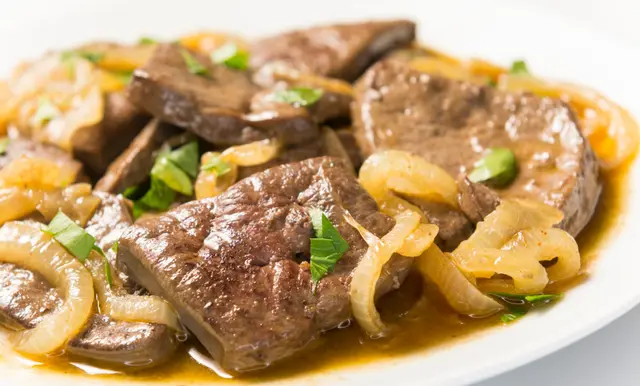 Foie de veau à l’oignon