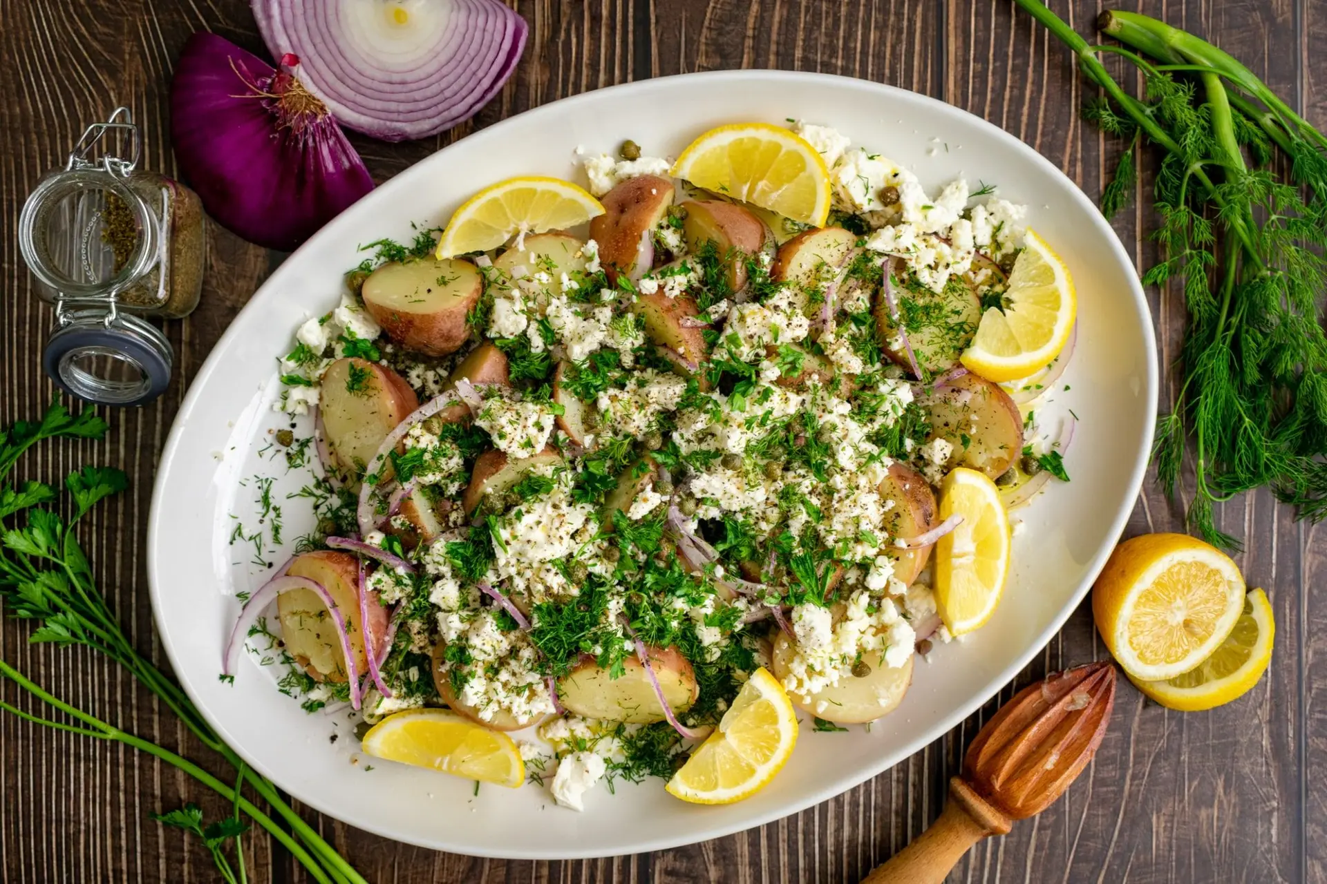 Recette de pomme de terre à la féta