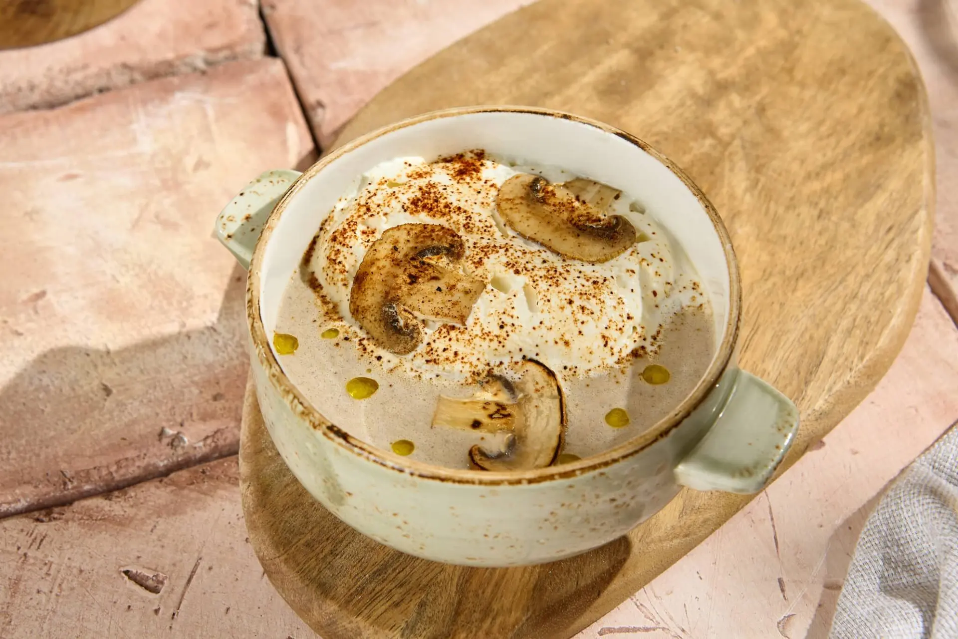 Recette capucino de champignon