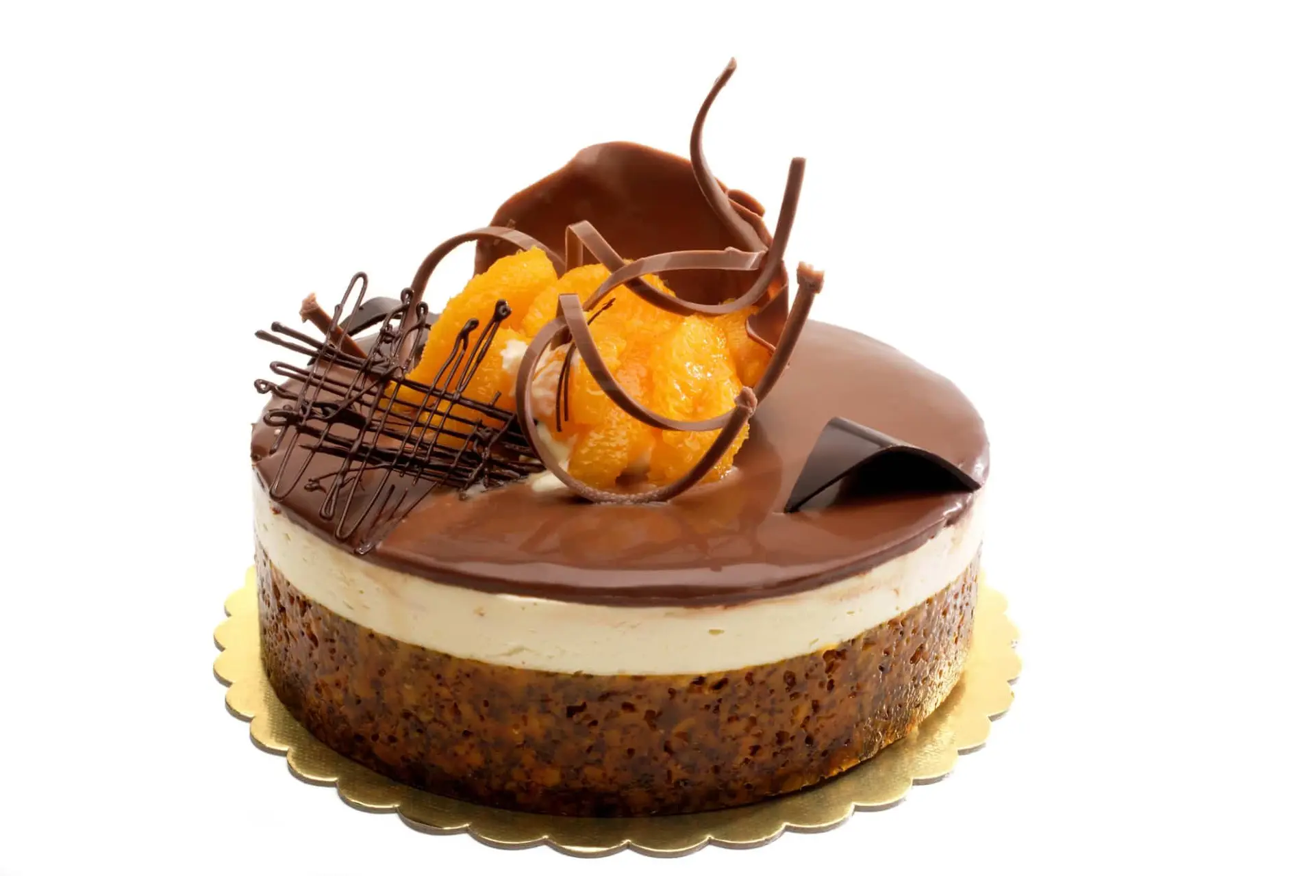 Parfaits au chocolat et à l'orange
