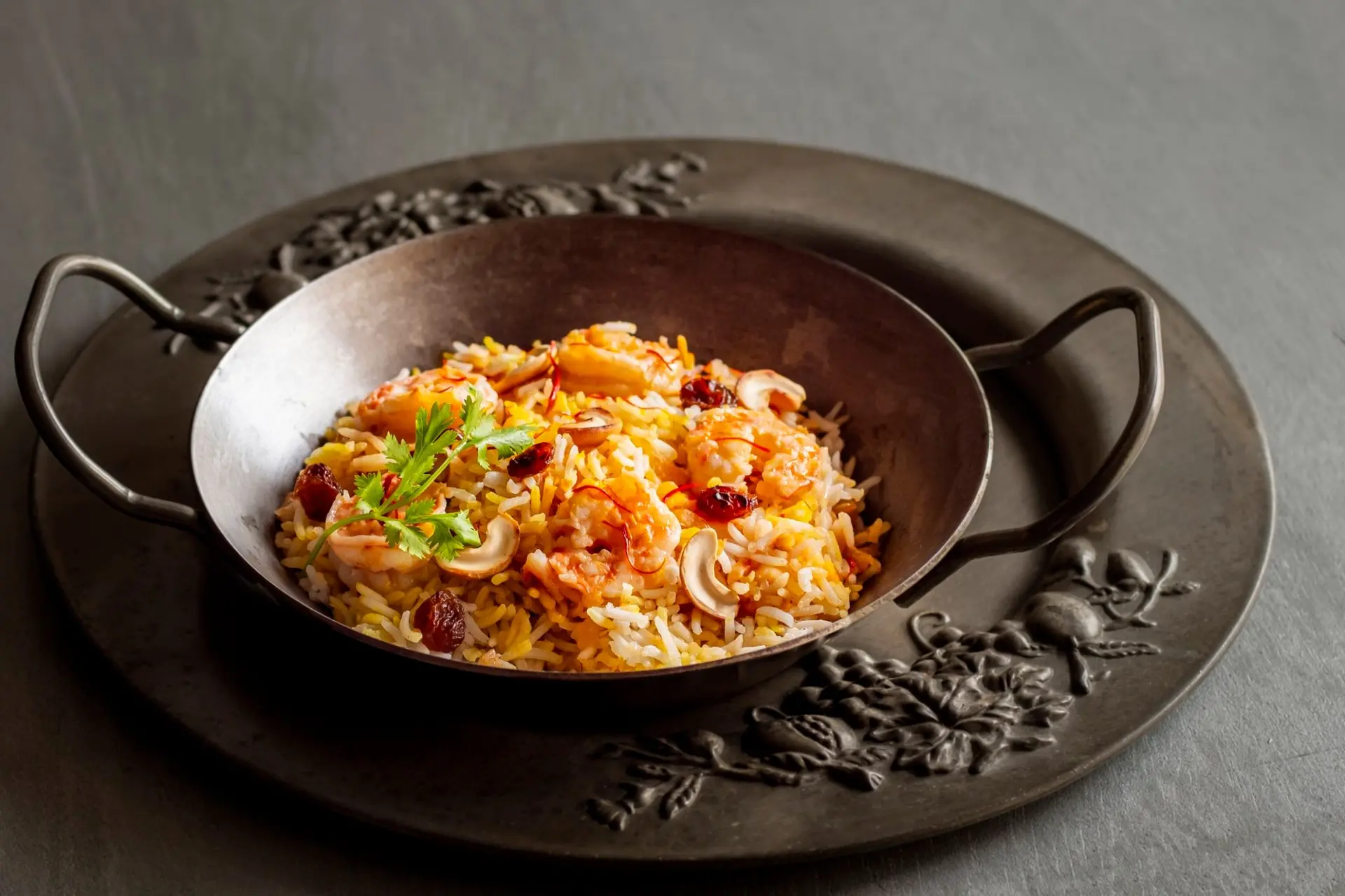 Recette biryani avec riz basmati et crevettes