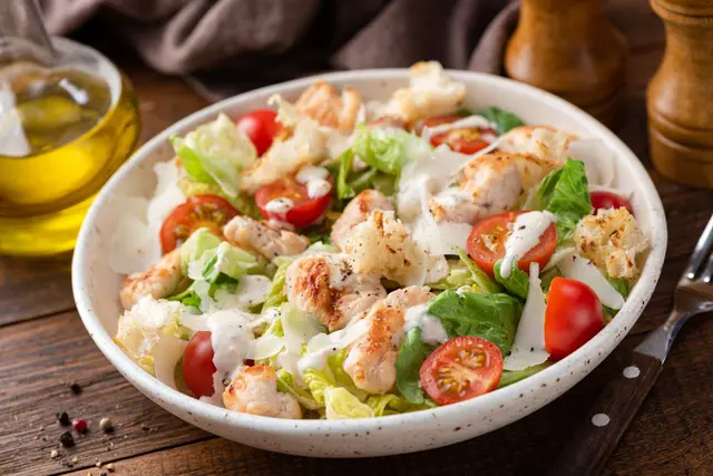 Recette salade césar au poulet