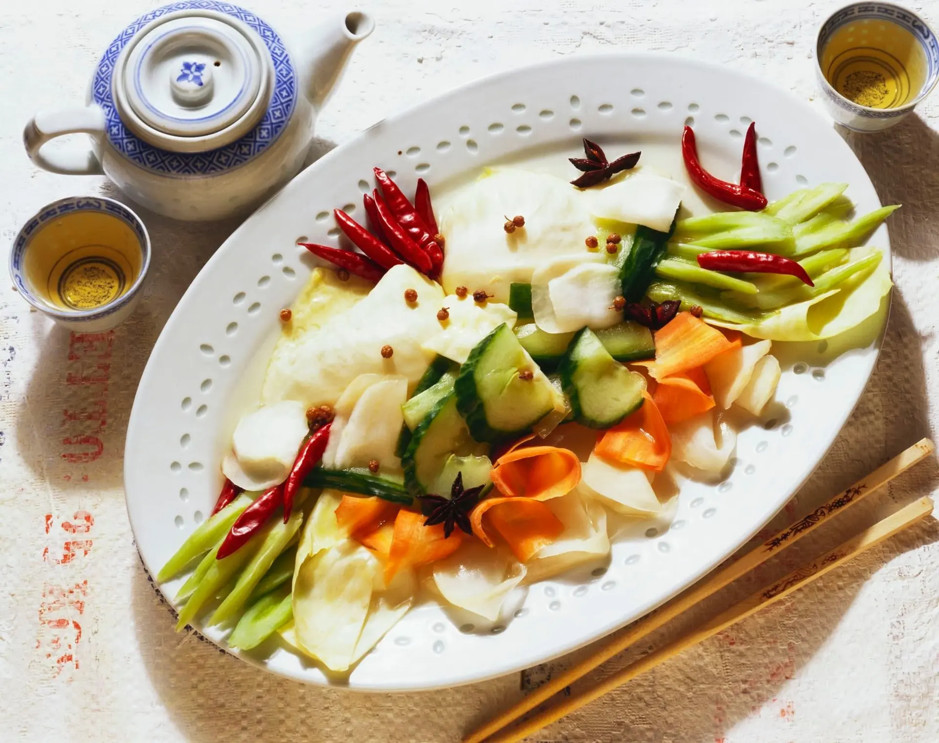 Légumes marinés du Sichuan