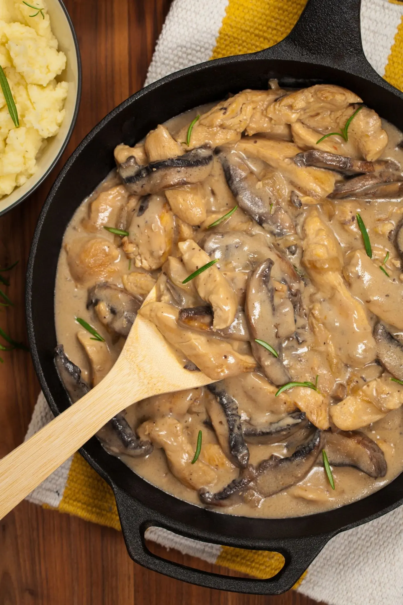 Recette du poulet Stroganoff