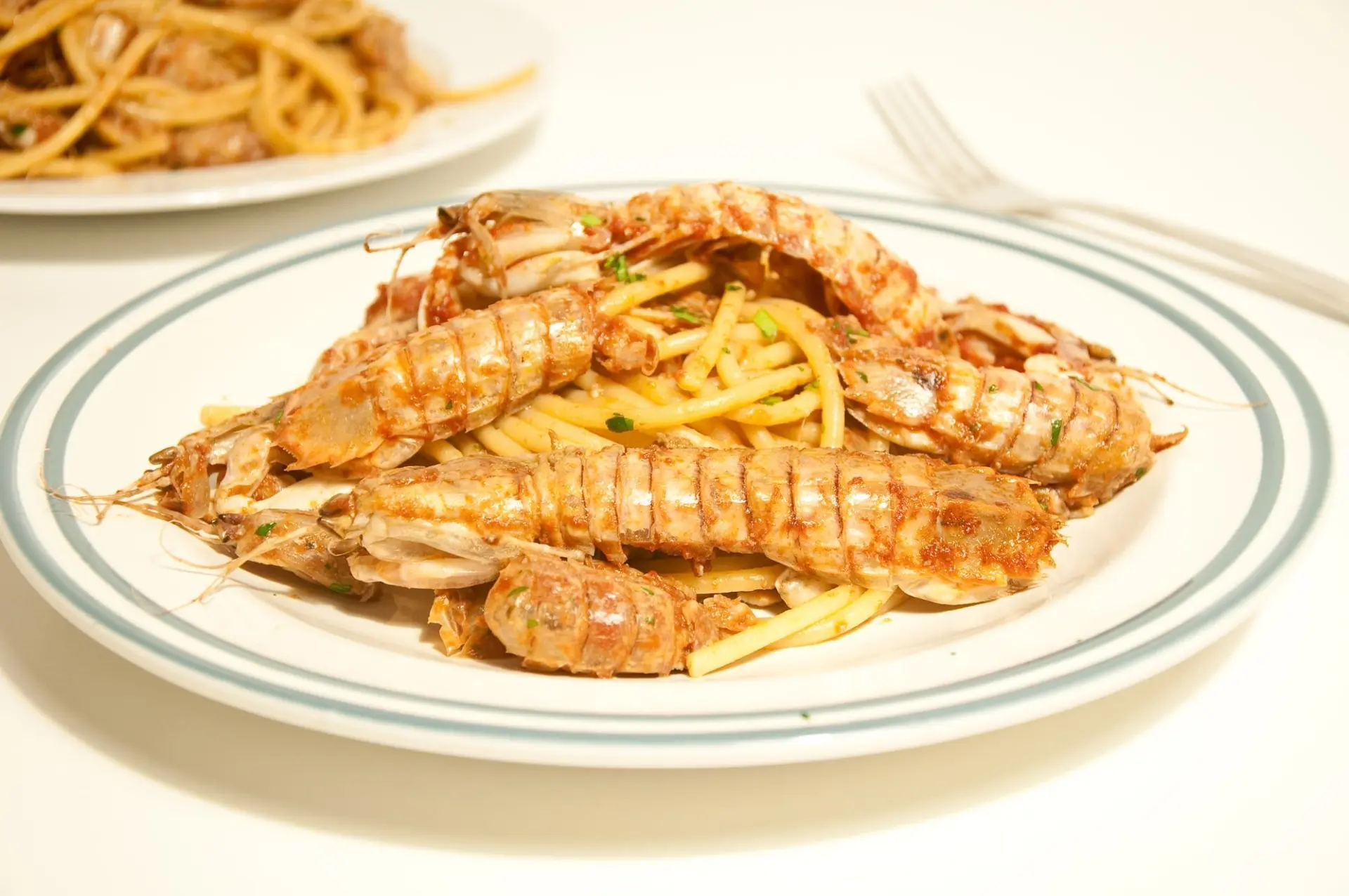 Spaghetti à la mante de mer
