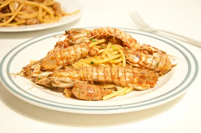 Spaghetti à la mante de mer