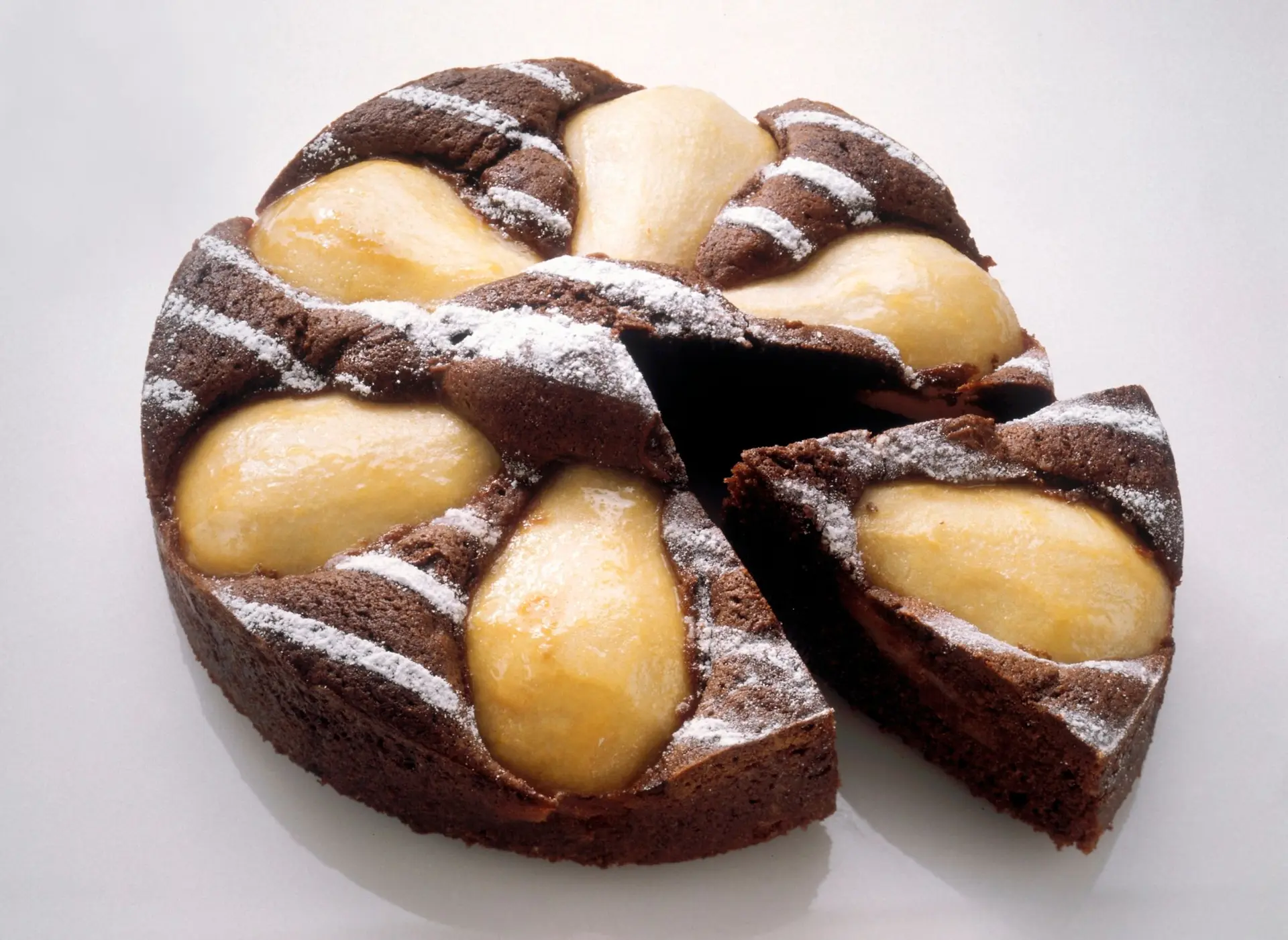 Gâteau moelleux au chocolat et aux poires