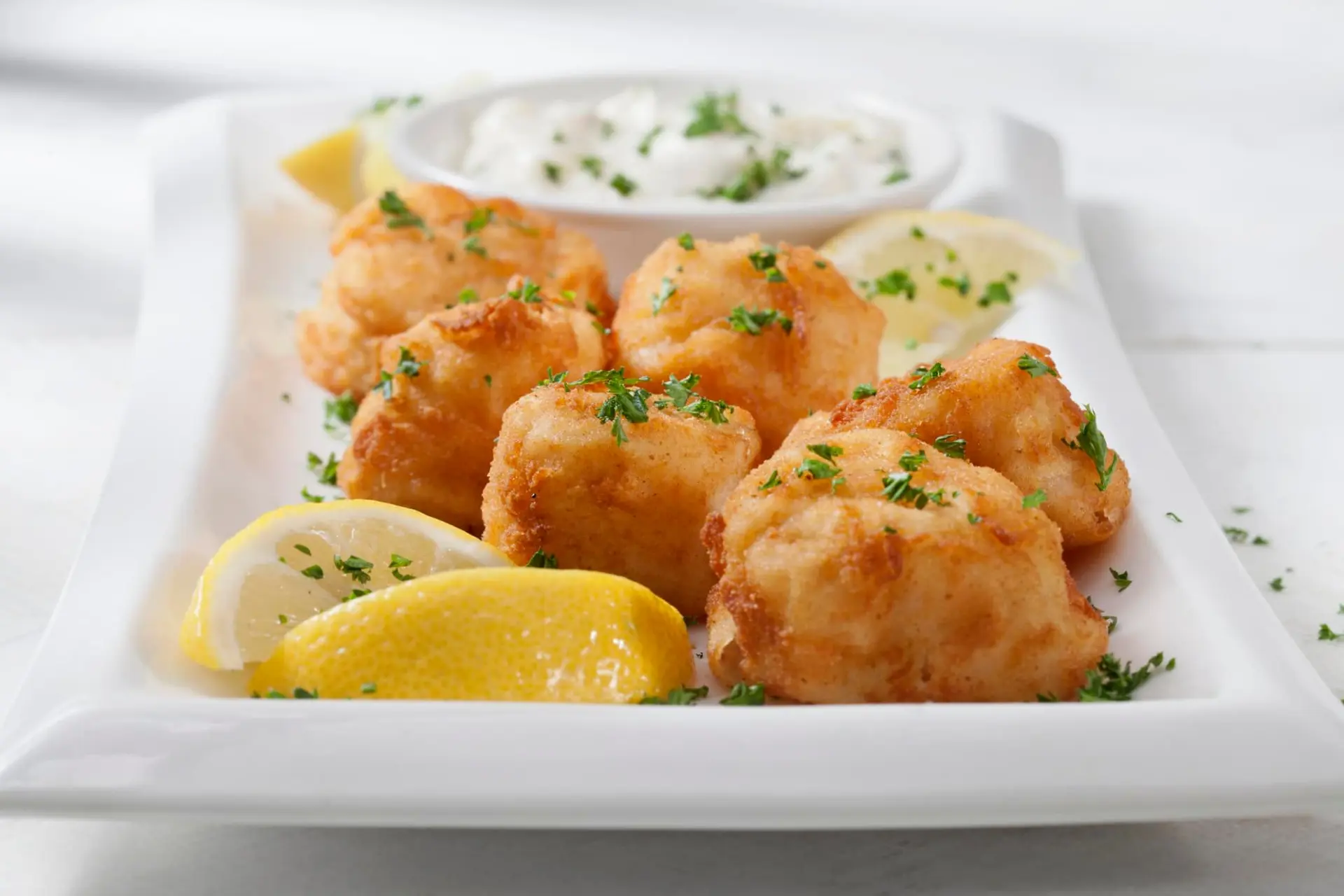 Recette de pétoncles frites sauce tartare et citron