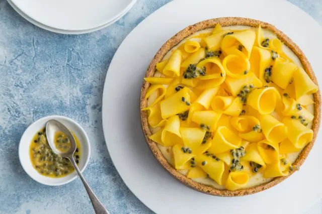 Gâteau au fromage mangue - passion