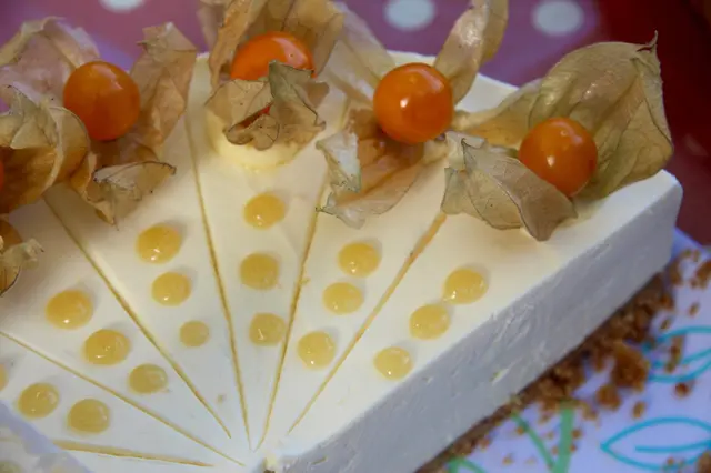 La recette du gâteau au fromage Physalis