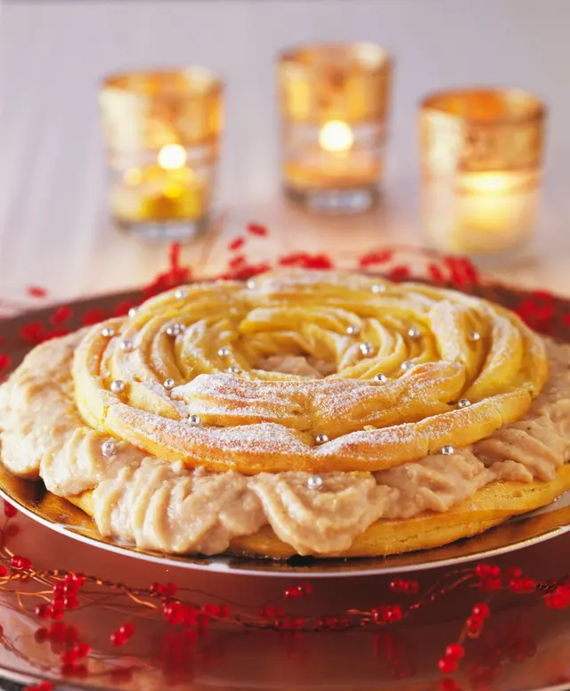 Paris-Brest à la crème de marrons