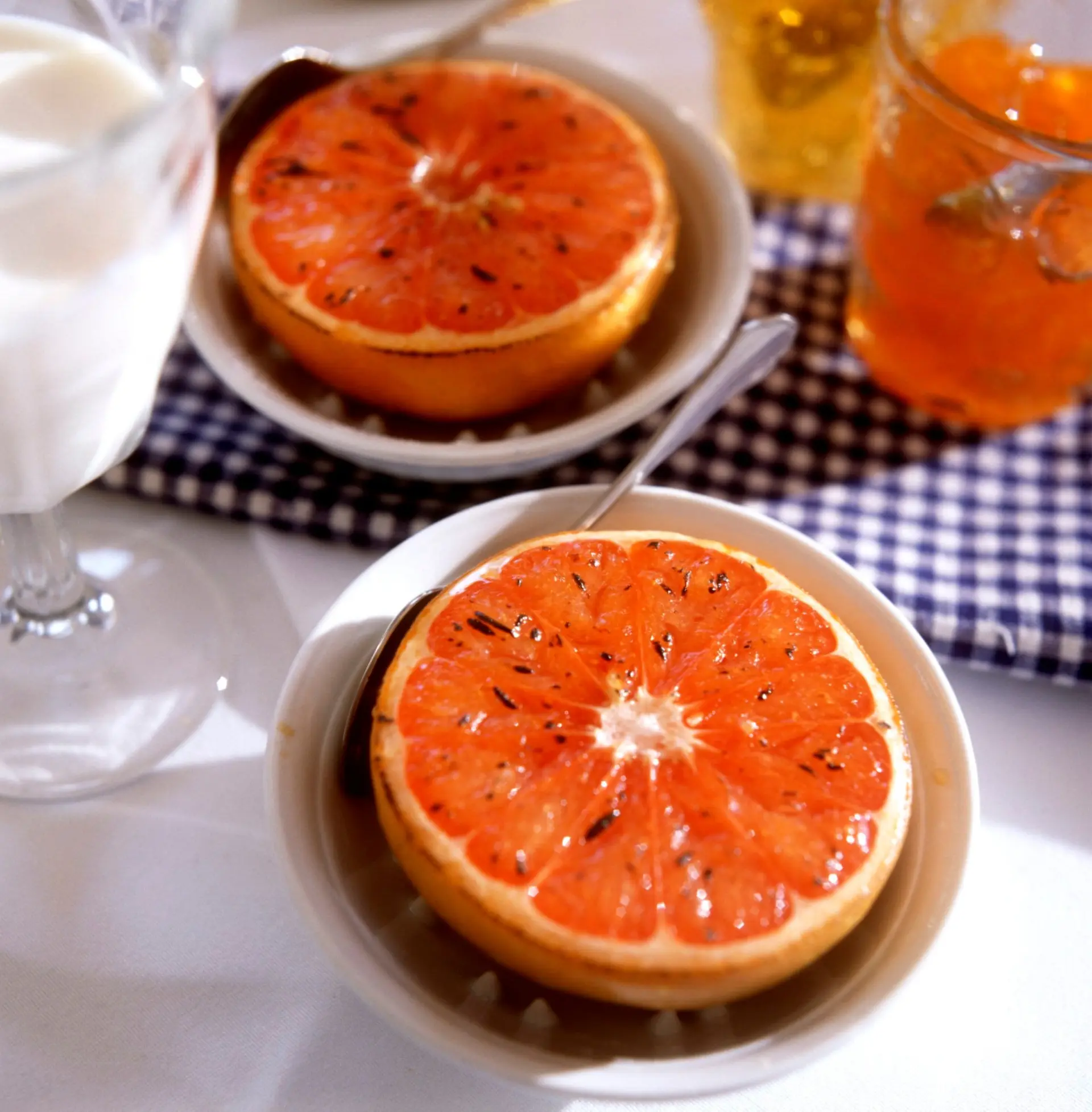 Pamplemousse grillé au miel