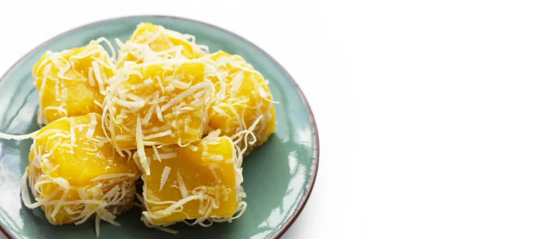 Gâteau à la citrouille à la vapeur (dessert thaïlandais)