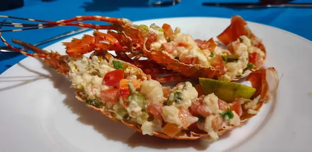 Recette homards mayonnaise et petits légumes