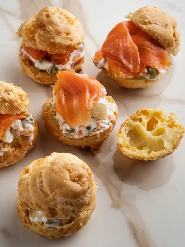 Recette pâte à choux au saumon fumé