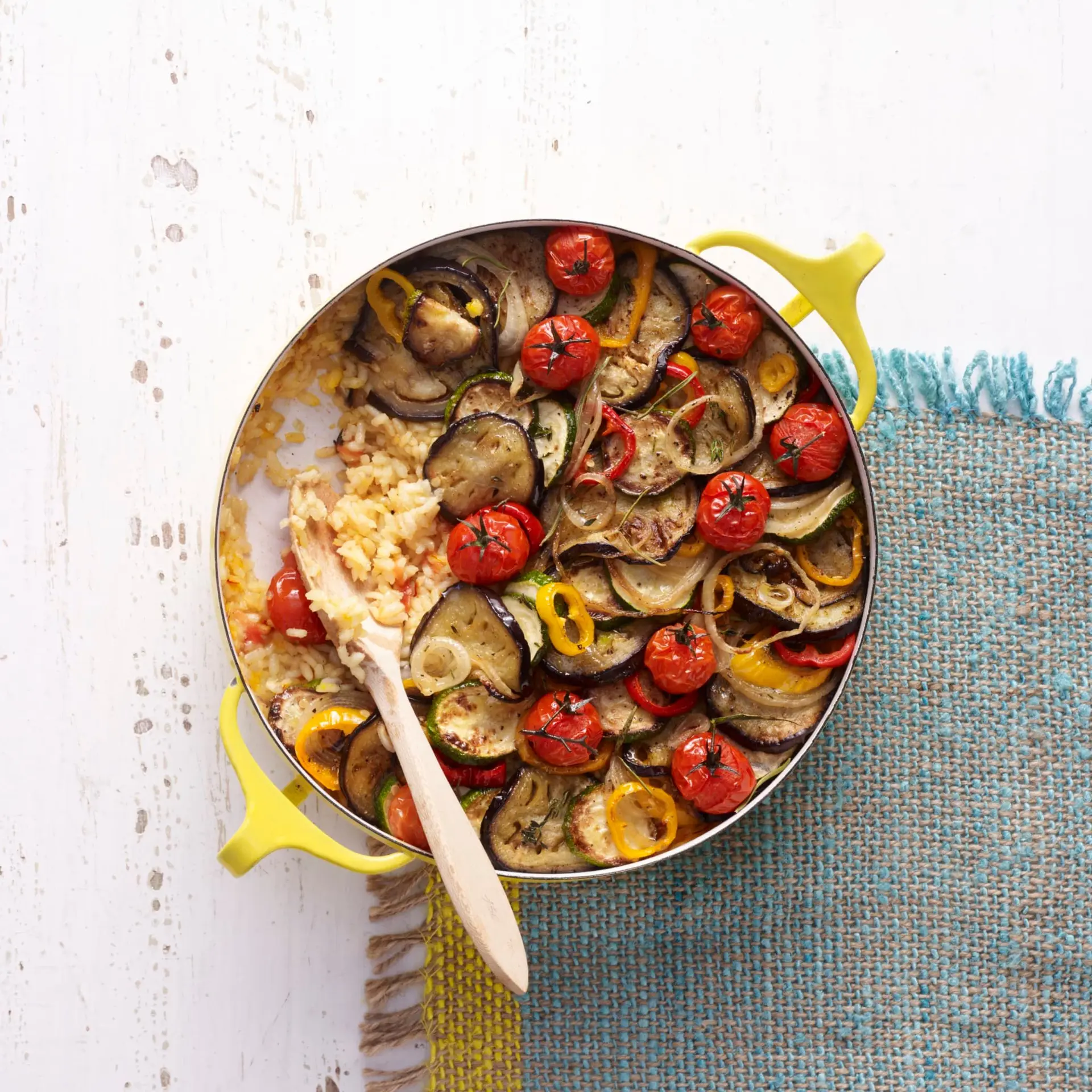 Ratatouille paëlla végétarienne