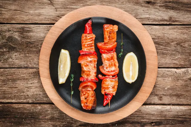 Recette brochette de saumon grillé