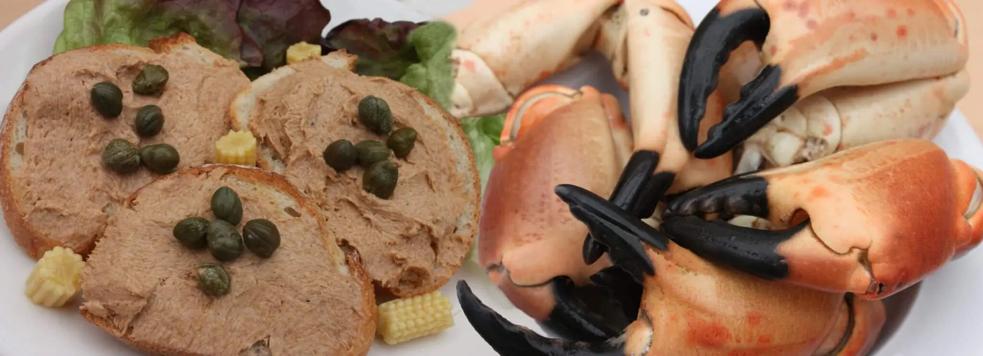 Recette toast de rillettes aux pinces de crabe