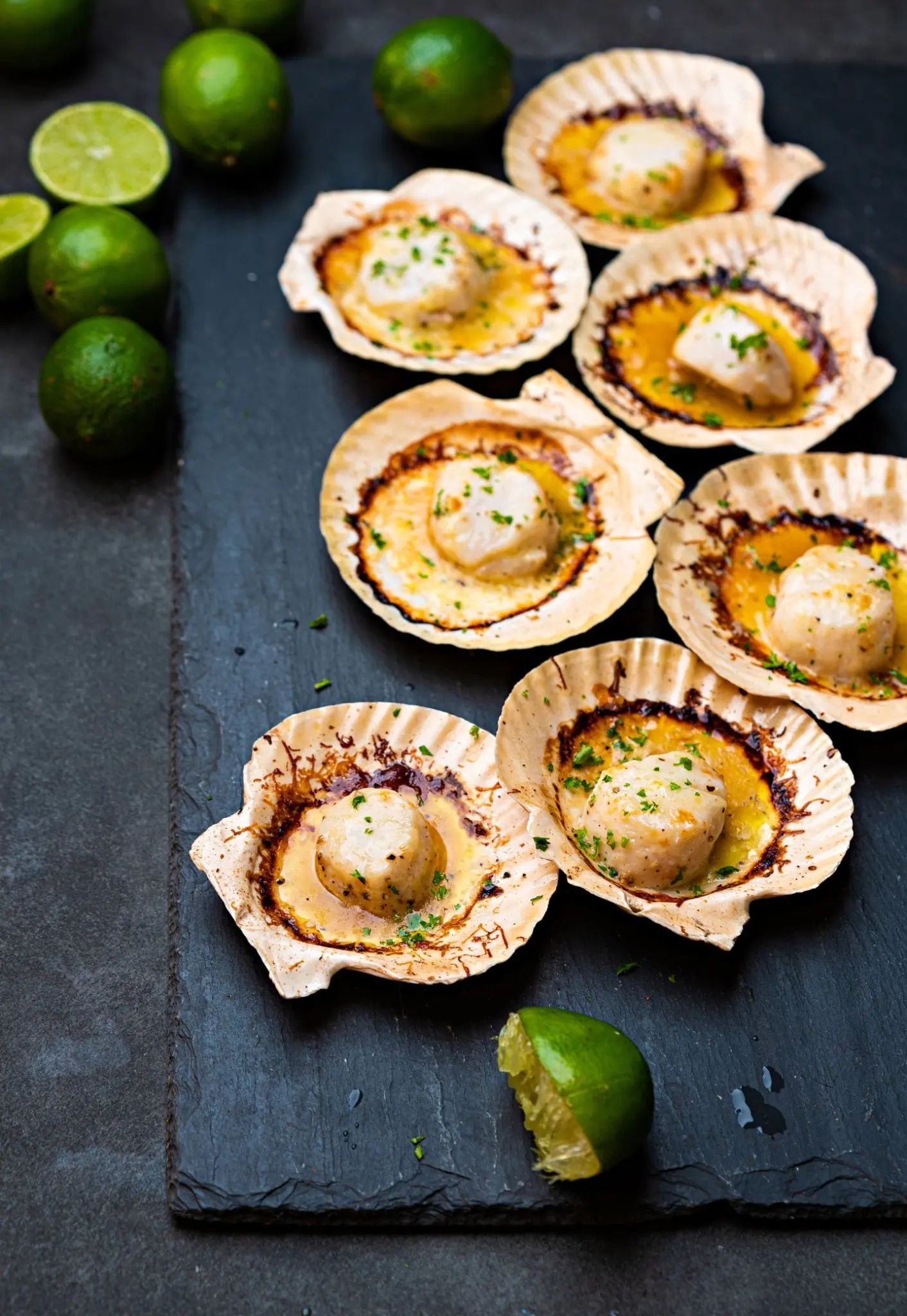Pétoncles au parmesan