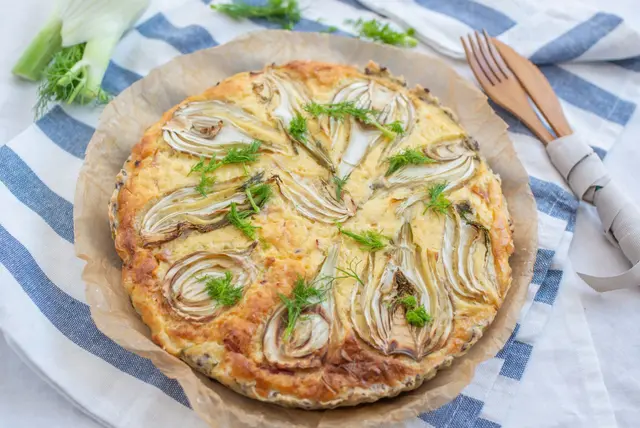 Quiche de fenouil