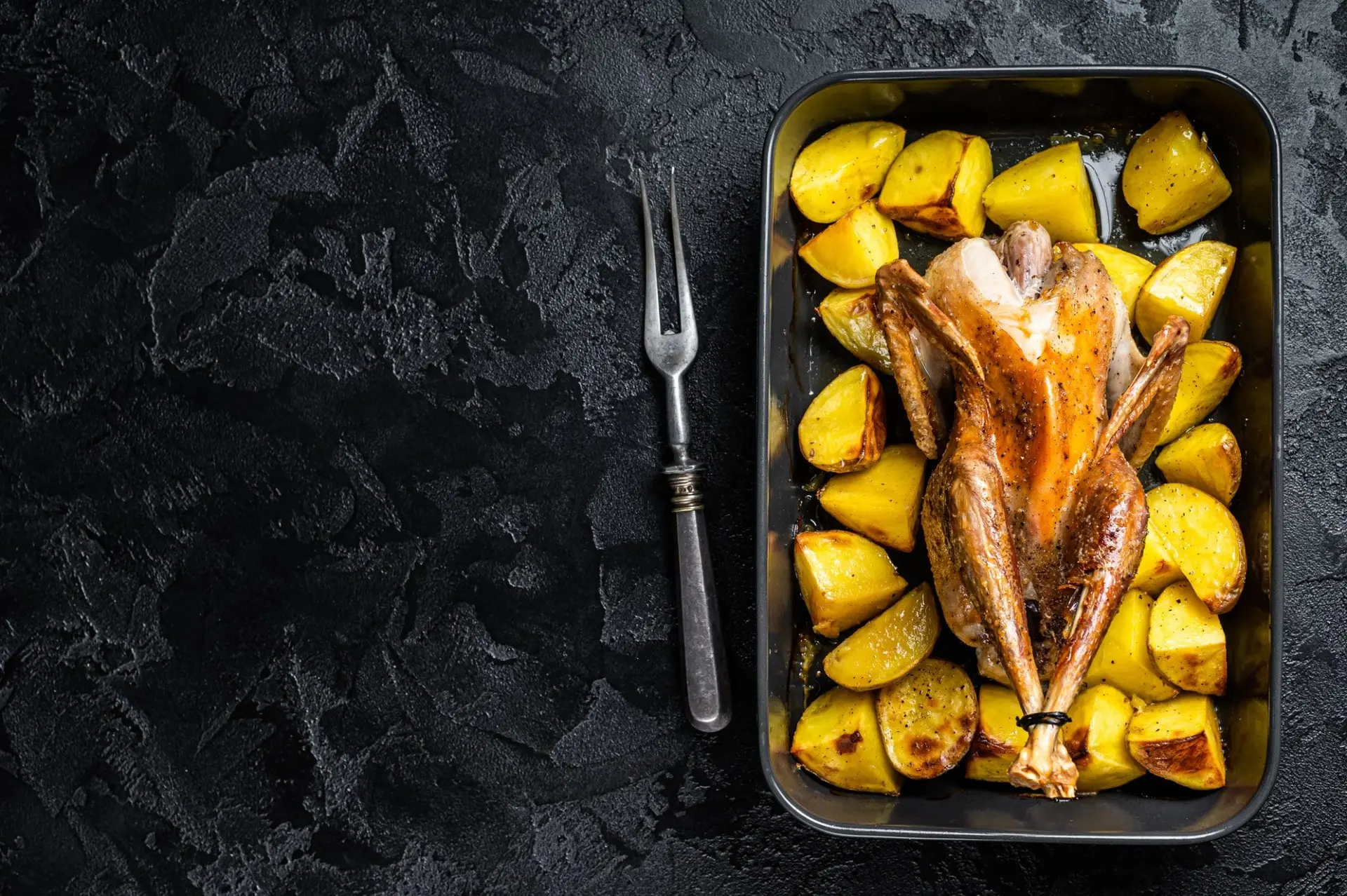 Recette pintade rôtie au four