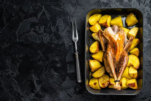 Recette pintade rôtie au four