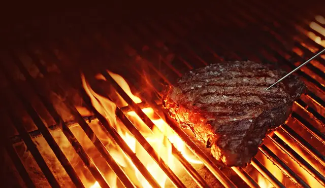 Recette entrecôte grillée au feu de bois