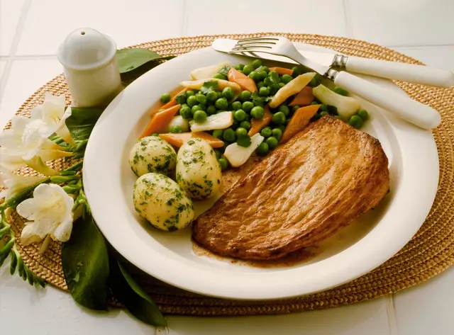 Escalopes de veau avec ragoût de Leipzig