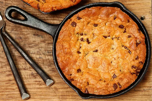 Cookie sans gluten cuit à la poêle