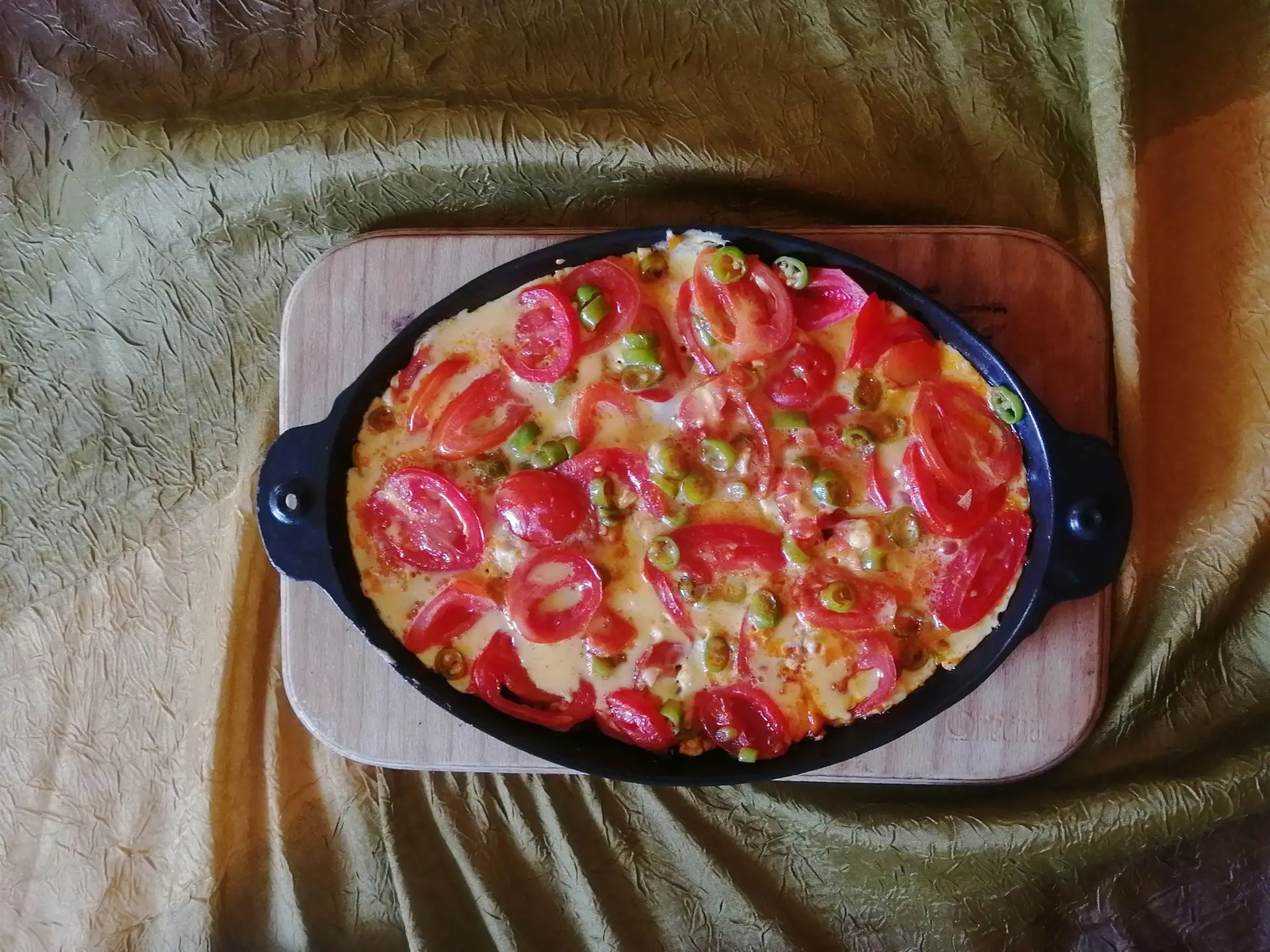 Recette omelette turc aux légumes