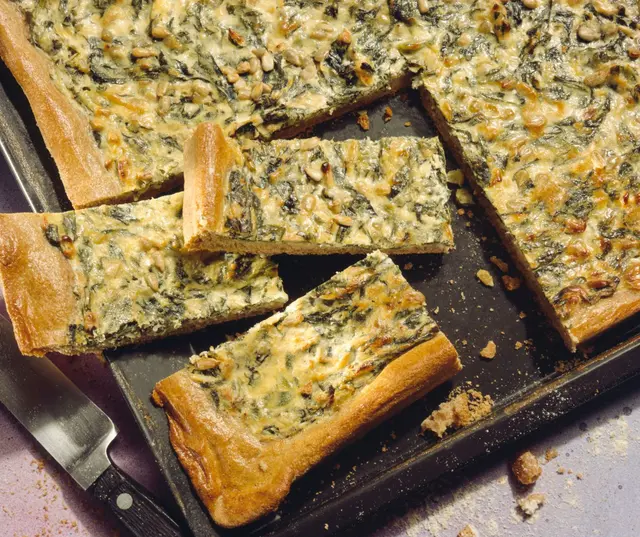 Tarte aux épinards et fromage blanc