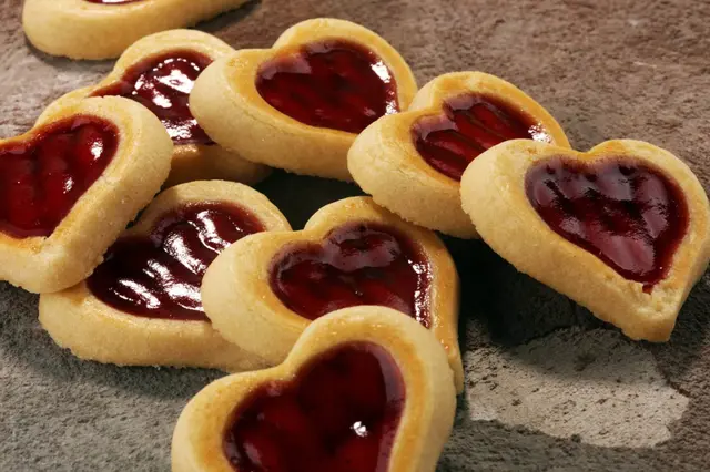 Biscuit confiture fraise