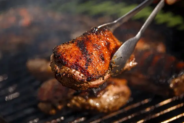 Magret de canard au barbecue